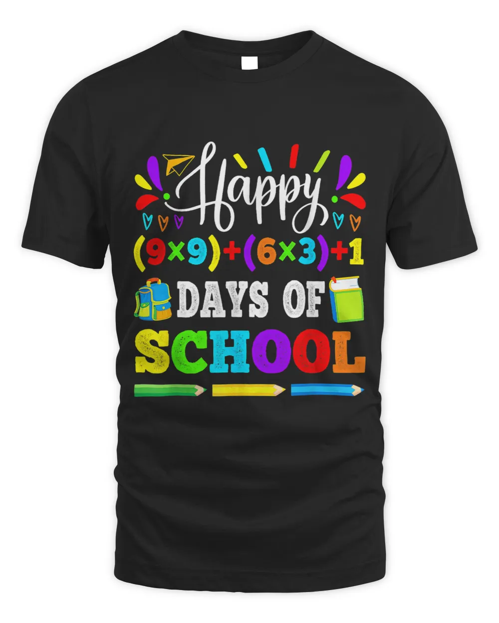 Happy 100 Days Of School 100th Math Equation Teacher Kids