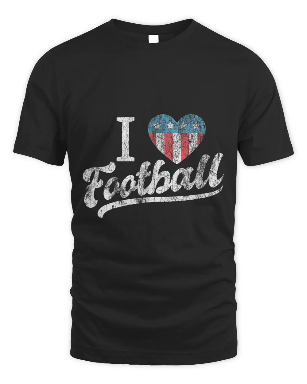 Football American I Love Football Vintage Heart Team Sports Season fan