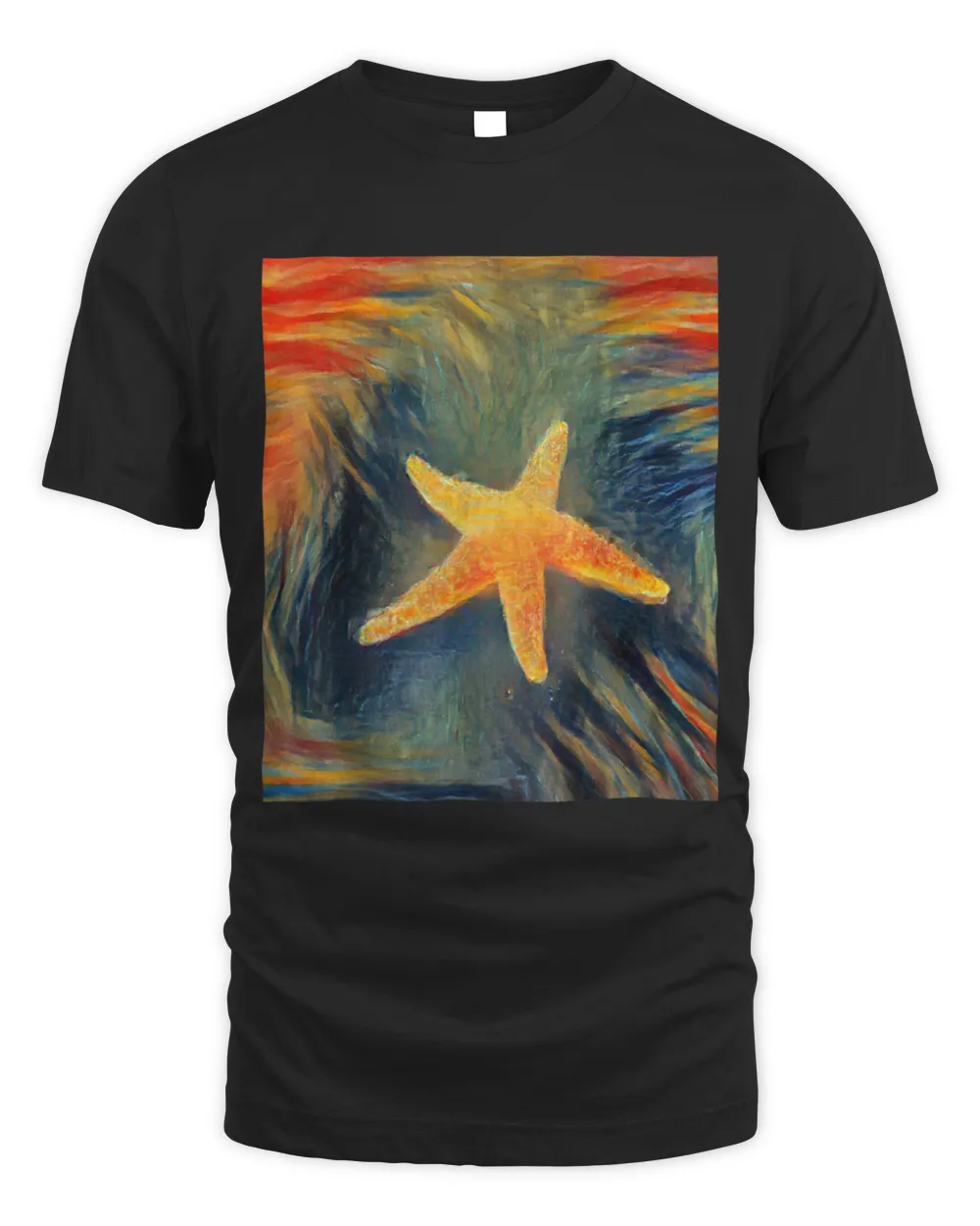 Starfish AI Generated The Scream Colors Artificial Munch