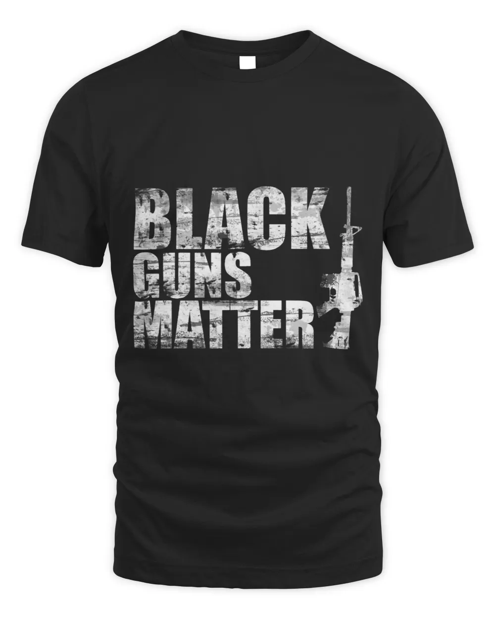 Black Guns Matter AR15 NRA T Shirt 1911 9mm Shooting Lives