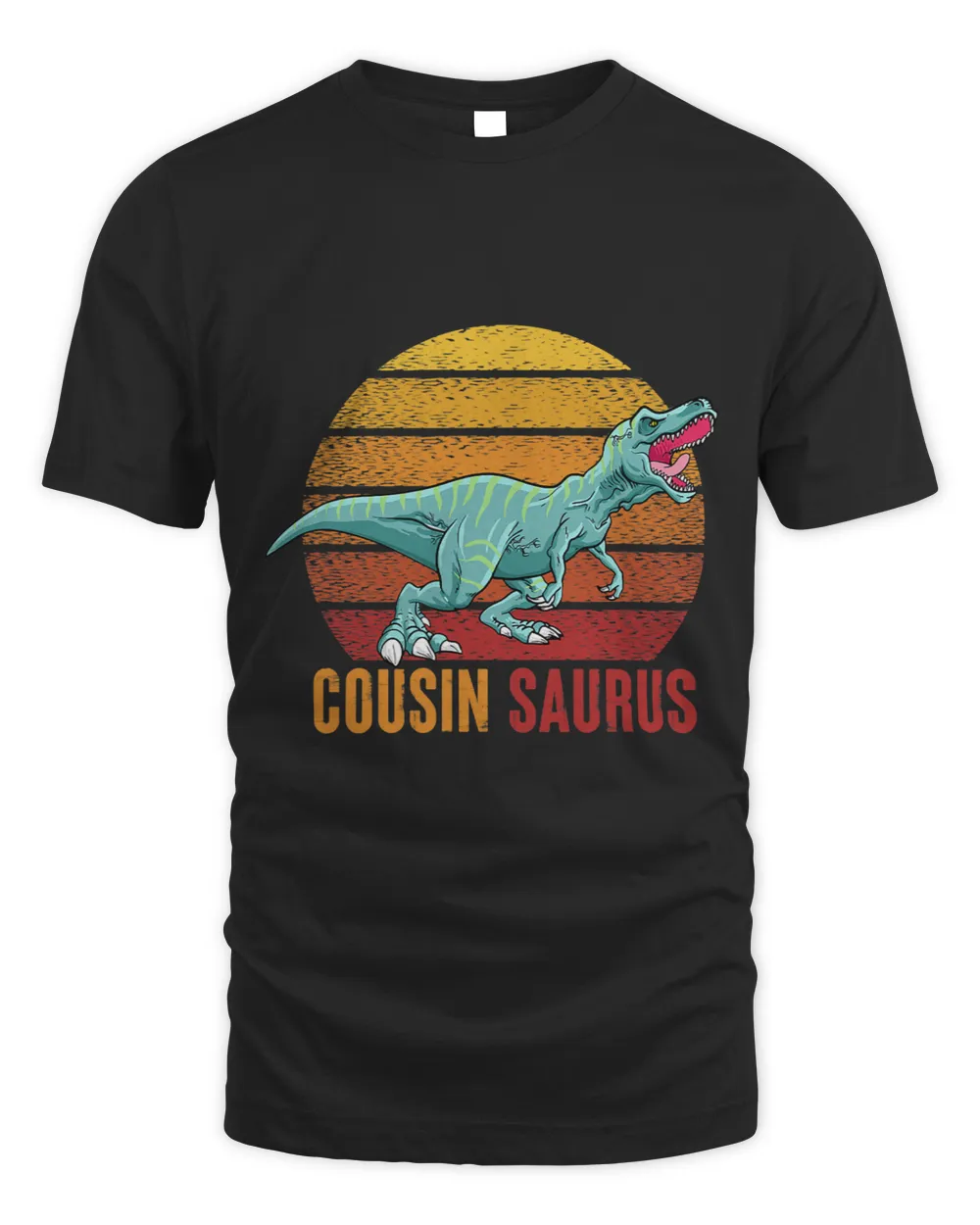 Dino Cousin Saurus Dinosaur TRex Cousins Family Retro