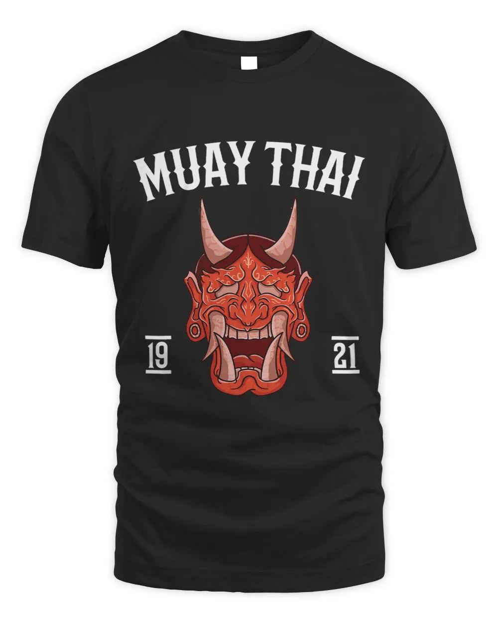 Funny Boxing Muay Thai Fighting 1921 Vintage Oni Hannya Thai Boxing