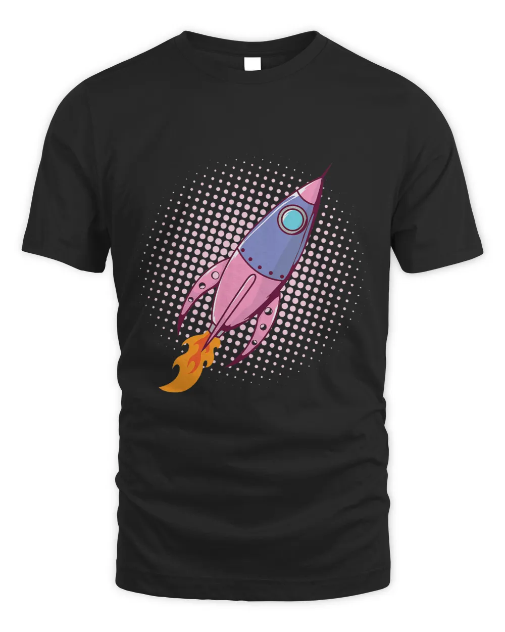 Astronauts Missile Comic Space Ship Moon Rocket