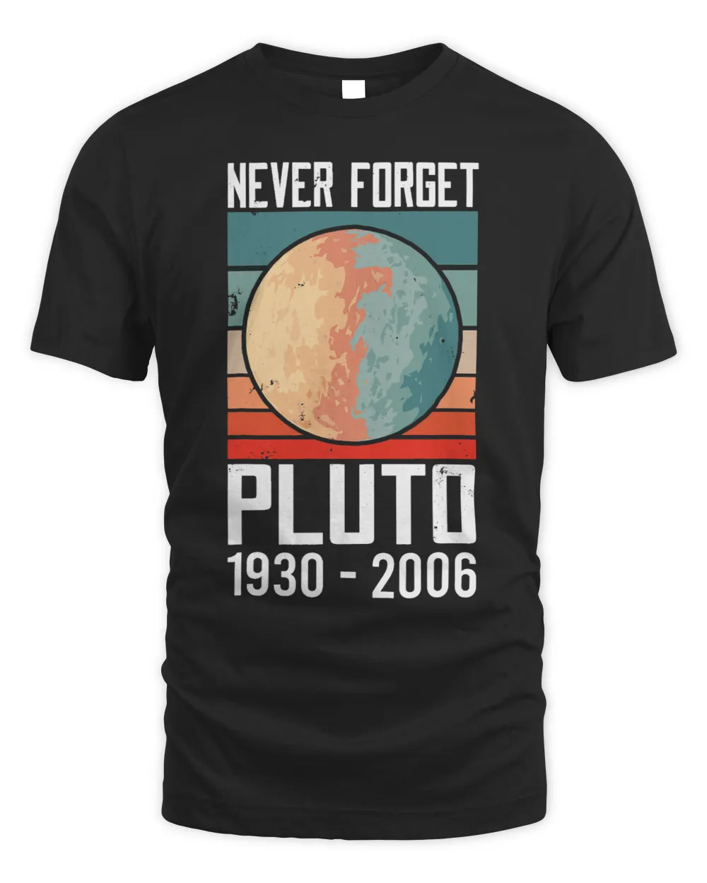 Astronomy Lover Vintage Never Forget Pluto Retro Astronomy Space Science