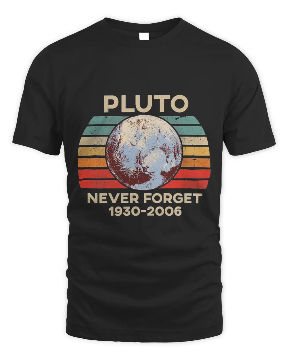 Astronomy Lover Vintage Pluto Planet Funny Retro Astronomy Space