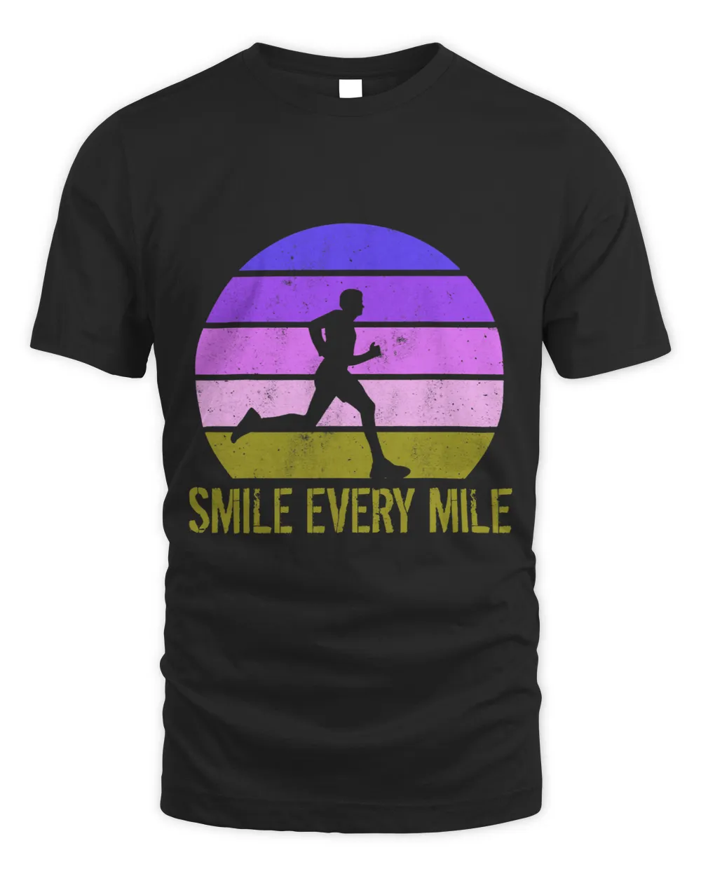 Funny Running Marathon Runner Smile Every Mile 2 8