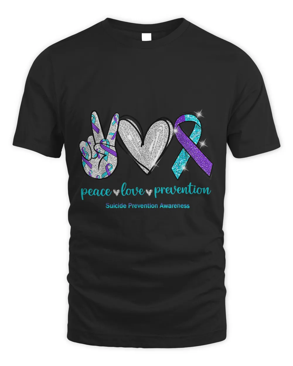 Suicide Prevention Shirt Peace Love Prevention