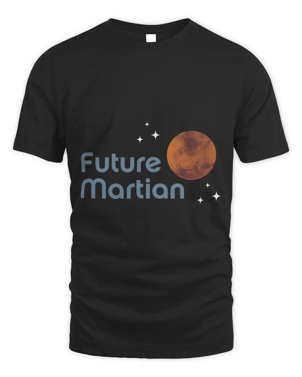Future Martian Retro Astronaut Space Travel Astronomy