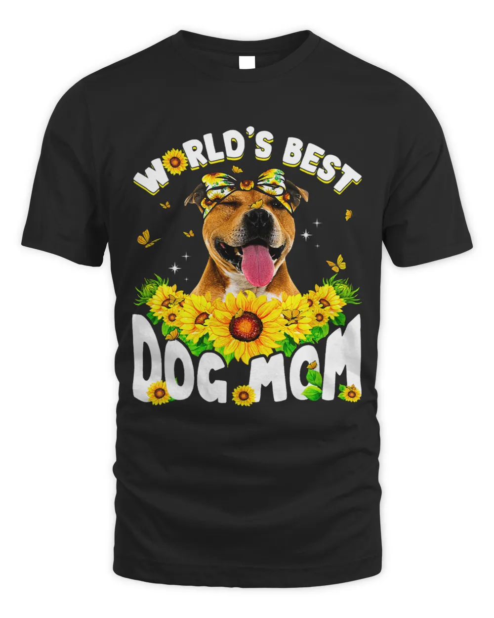 Worlds Best Pitbull Dog Mom Funny Mothers Day