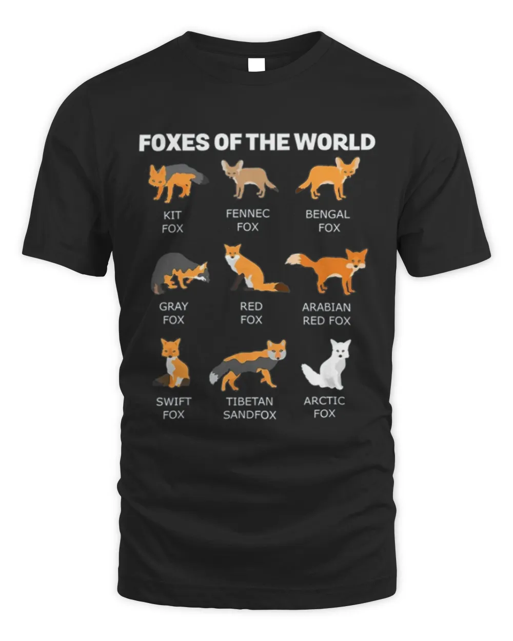 Fox Lover Foxes Of The. World Funny Fox. Animals Educational