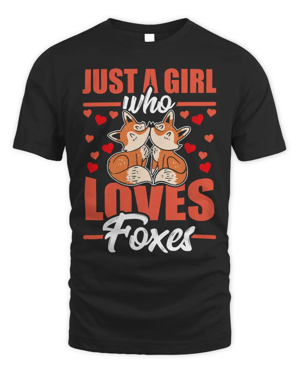 Fox Lover Just a Girl Who Loves Foxes Kids Girl Cute Foxs 32