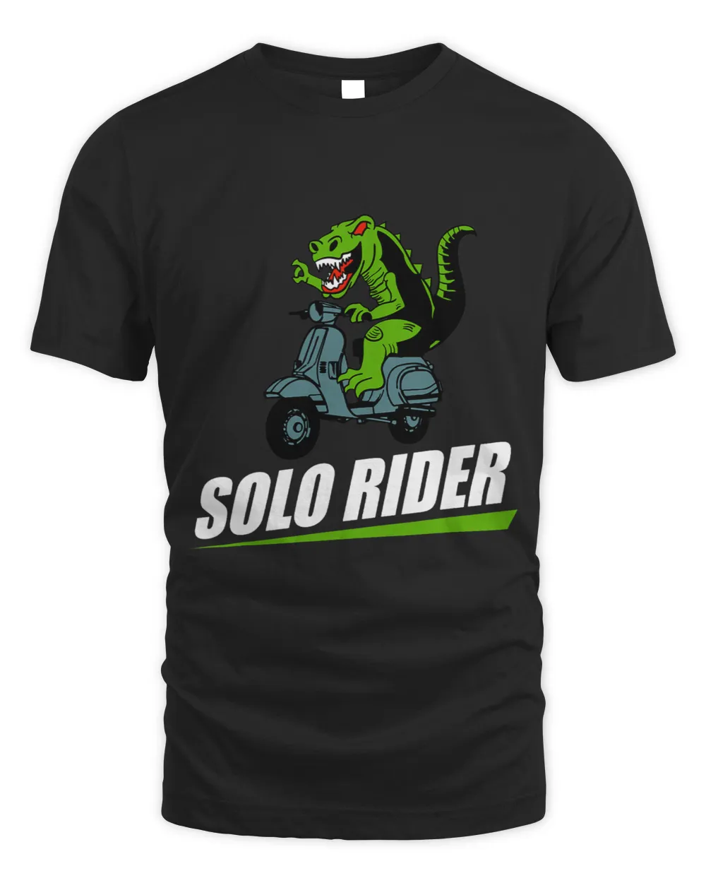 Crocodile Lover Solo Rider Crocodile Retro Italian Mofa Driver