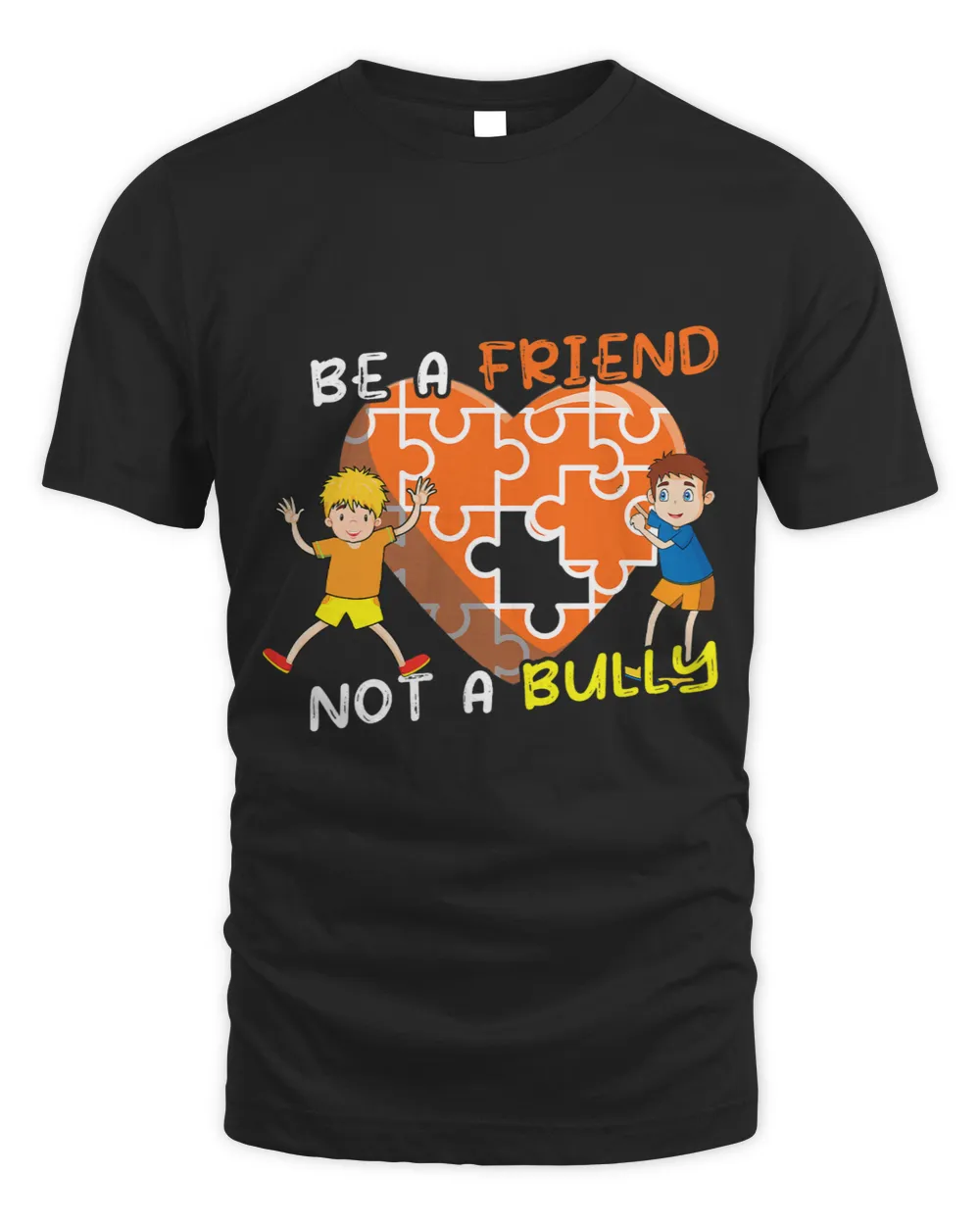 Be Friend Not Bully Puzzle Kindness Unity Day Orange