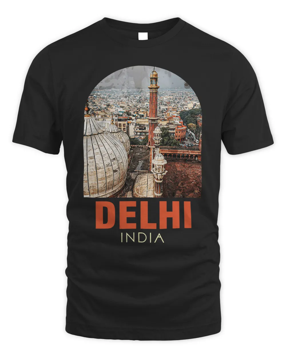 Delhi India Travel Poster Jama Masjid Delhi Traveling Indian