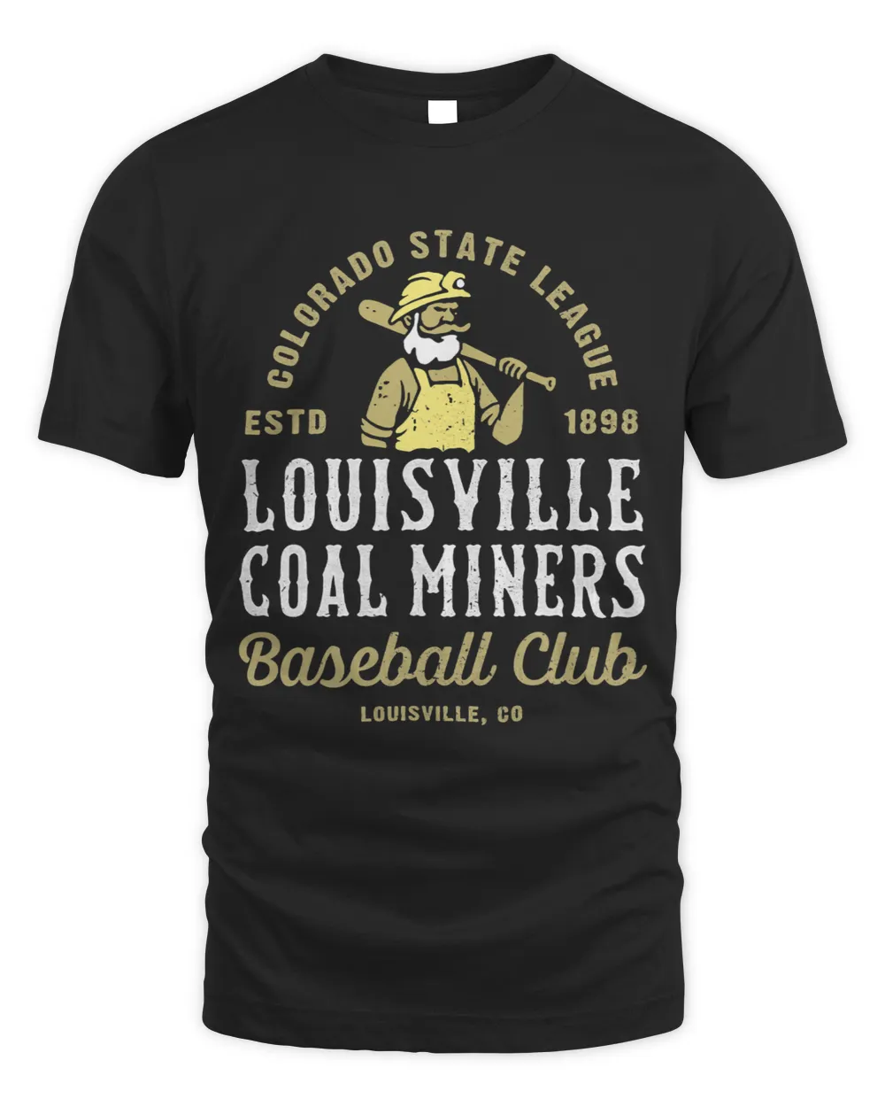 Miner Job Colorado State League Estd 1898 Louisville Coal Miner