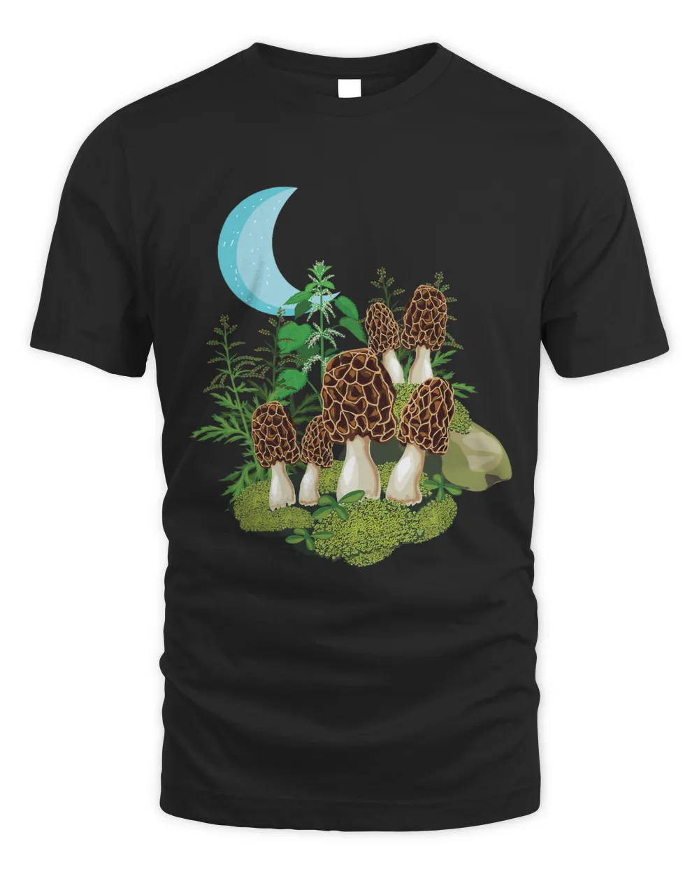 cottagecore mushrooms goth moon phase morels naturecore 1