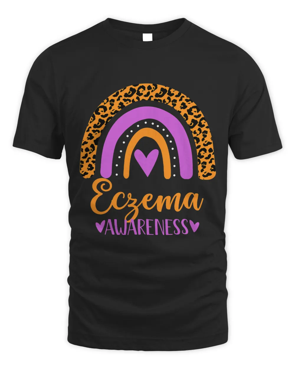 we wear Lavender 2Orange rainbow awsewome Eczema Awareness