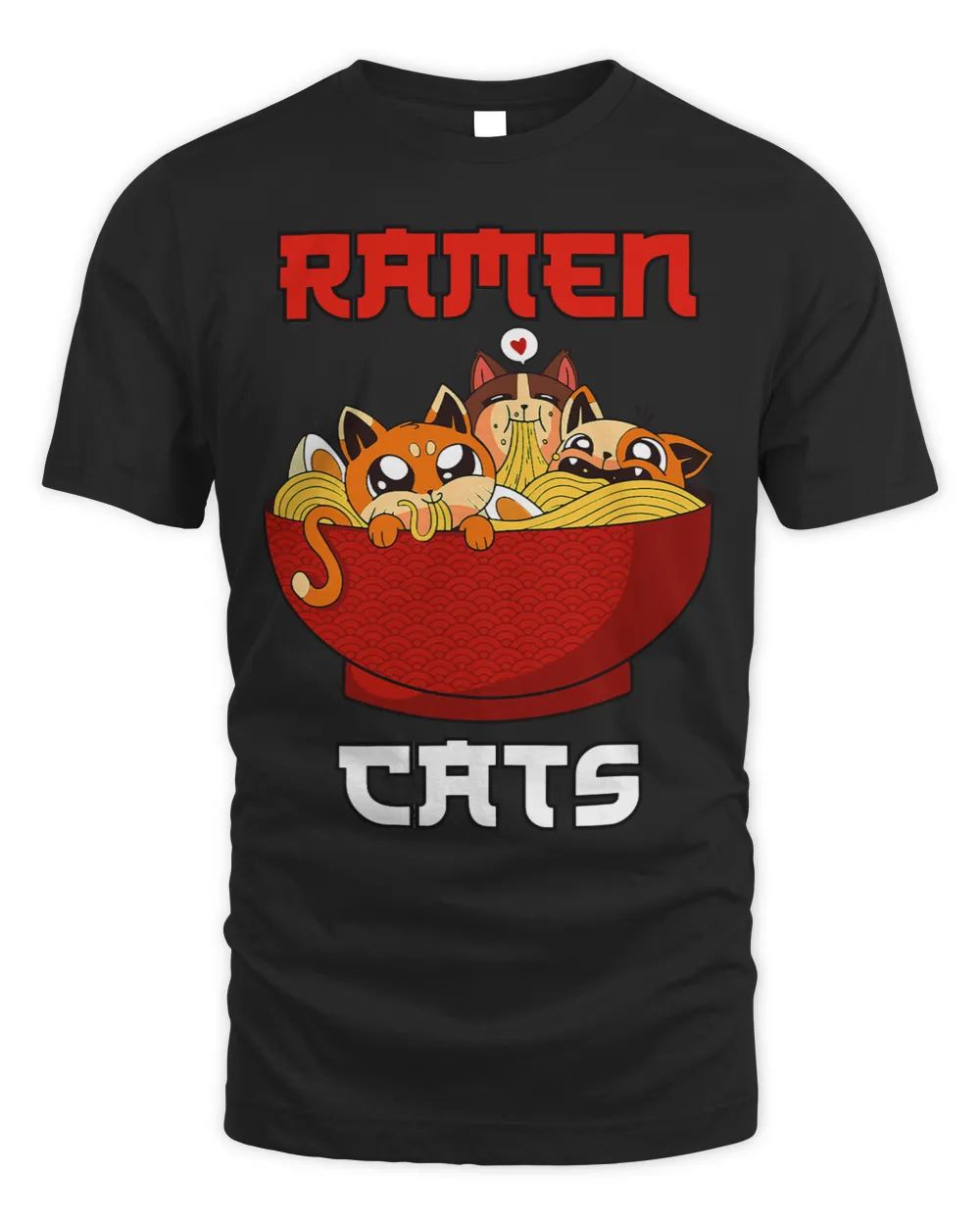 Cat Paws Kawaii Neko Cats Ramen Bowl Anime Otaku Japanese Noodle Bowl