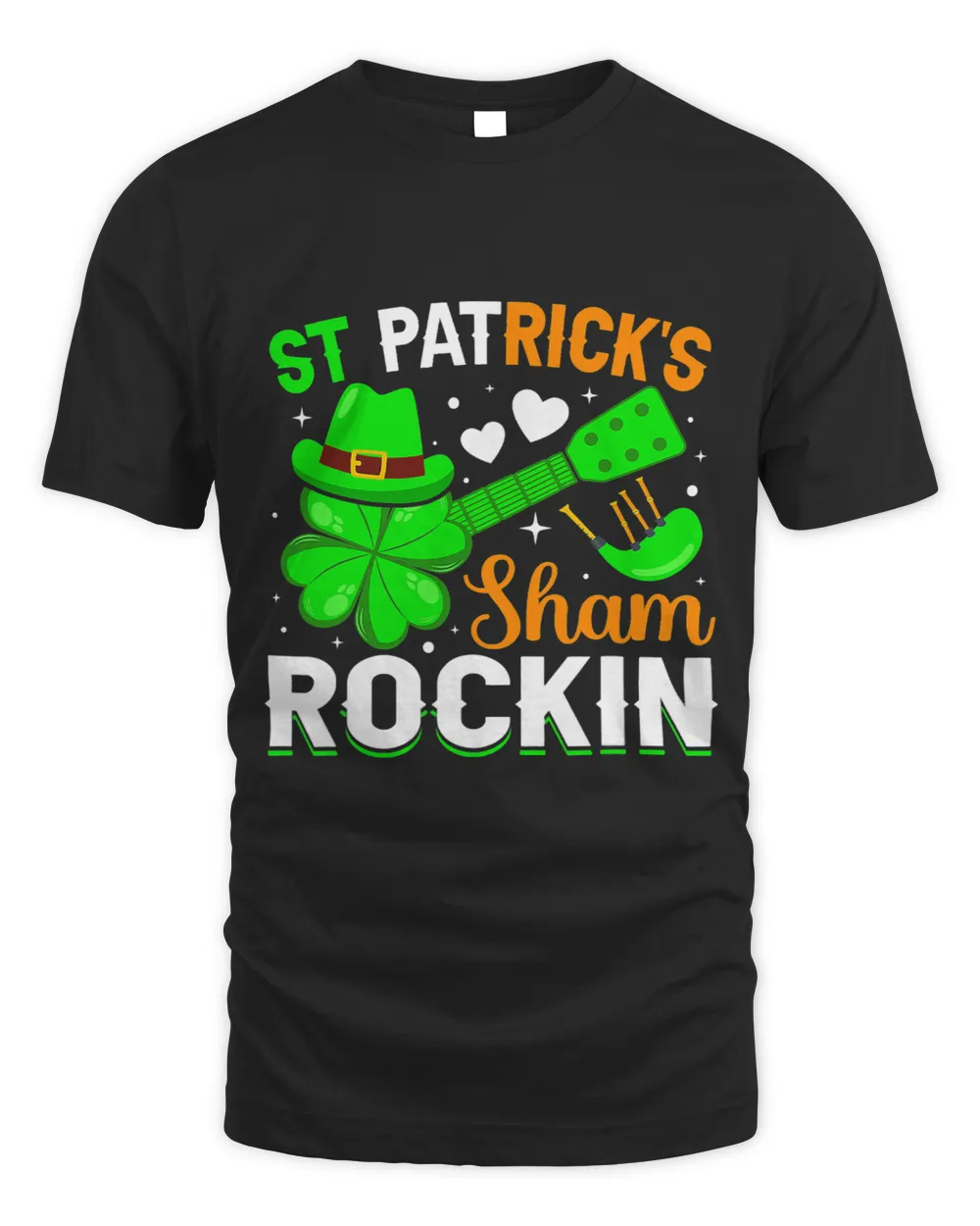 St Patricks Sham Rockin Shamrock Guitar St Patricks Day