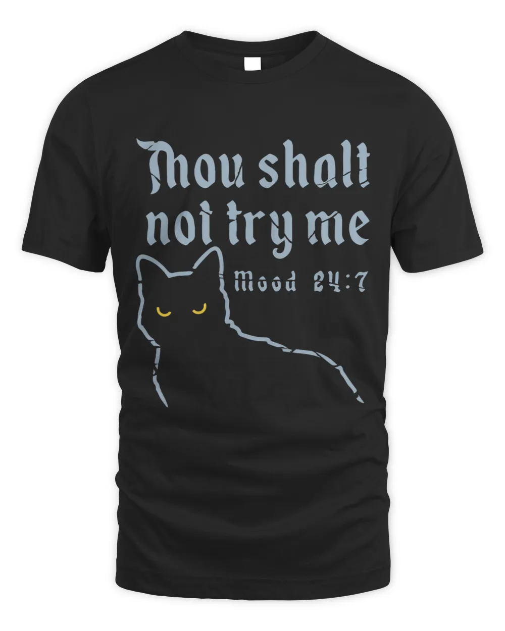 Black Cat Paws Thou Shalt Not Try Me Mood 247 Funny Sarcastic