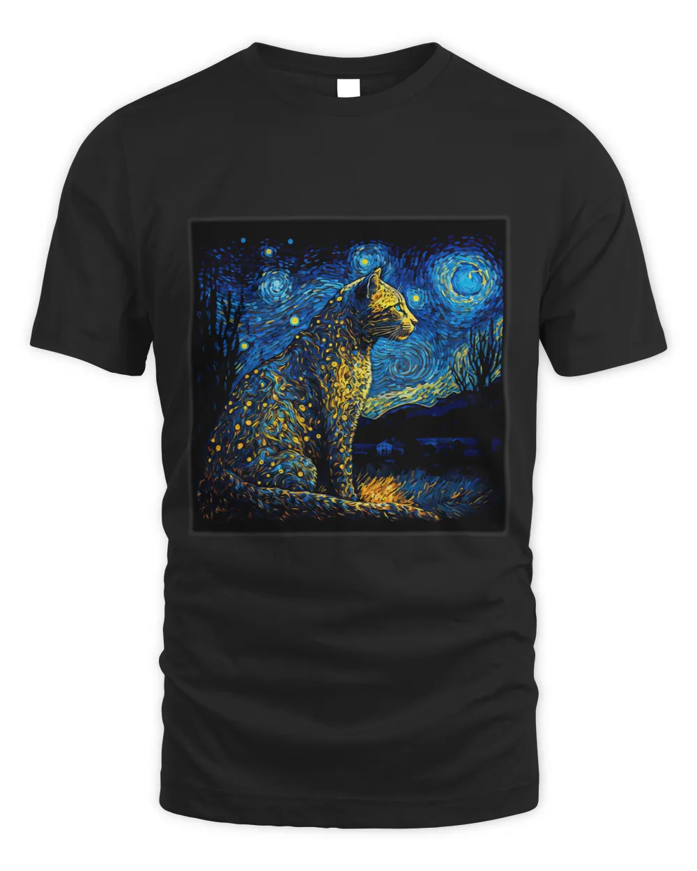 Leopard Gift Surrealism Starry Night Leopard 3