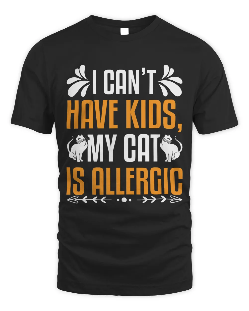 Love Cat T-Shirt, Hoodie, Tank top With Funny Quotes (3) Unisex Standard T-Shirt black s