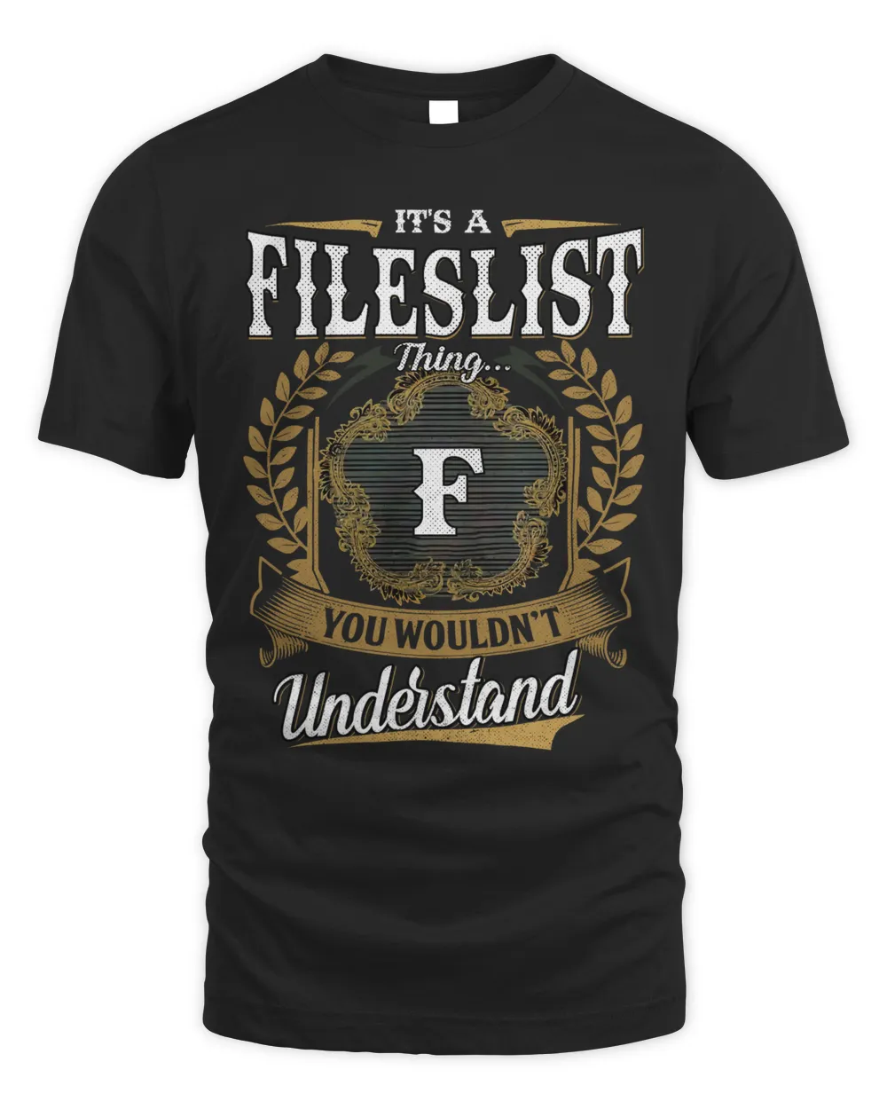 FILESLIST-01-NT Unisex Standard T-Shirt black s