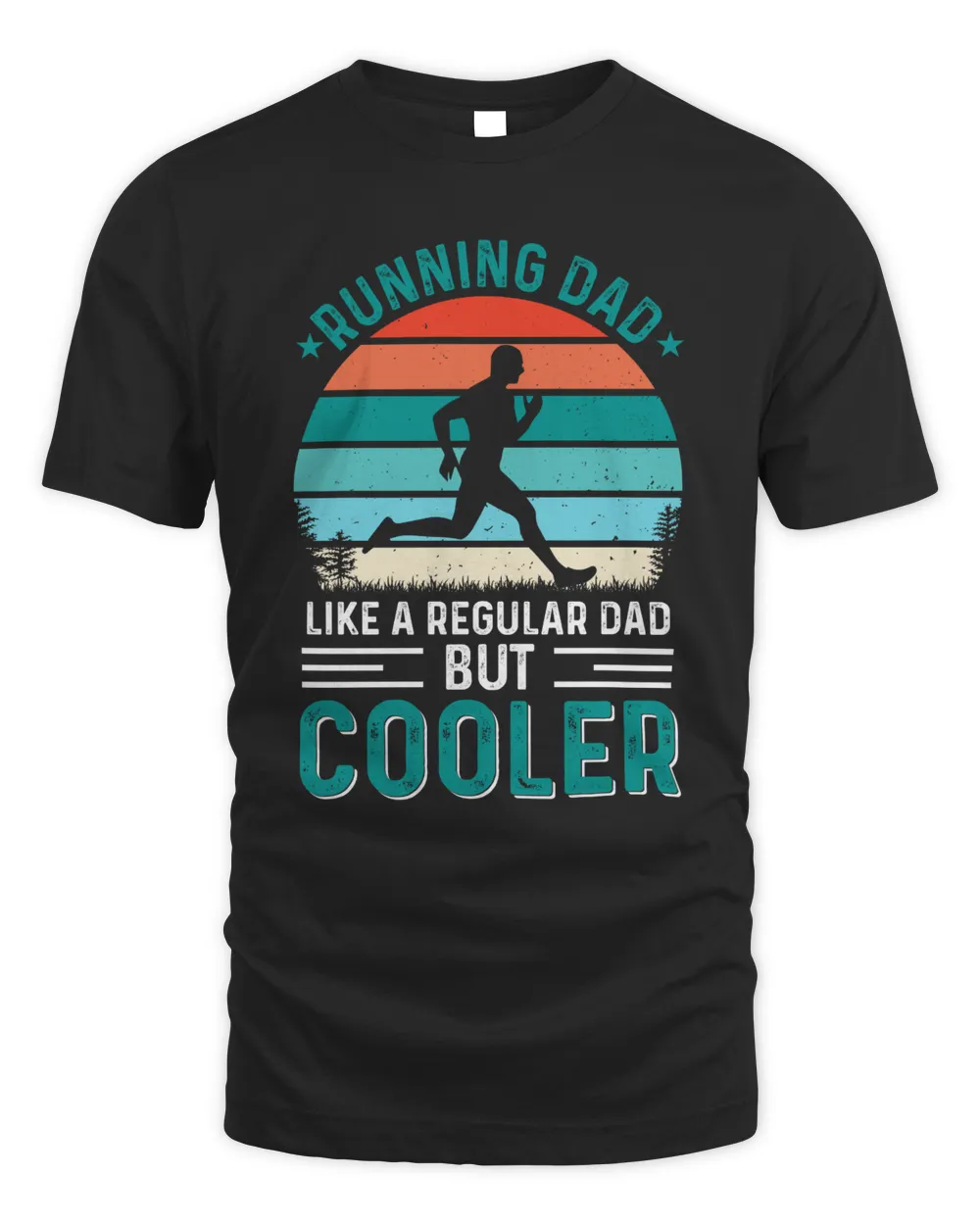 Running Dad Men's Standard T-Shirt black s