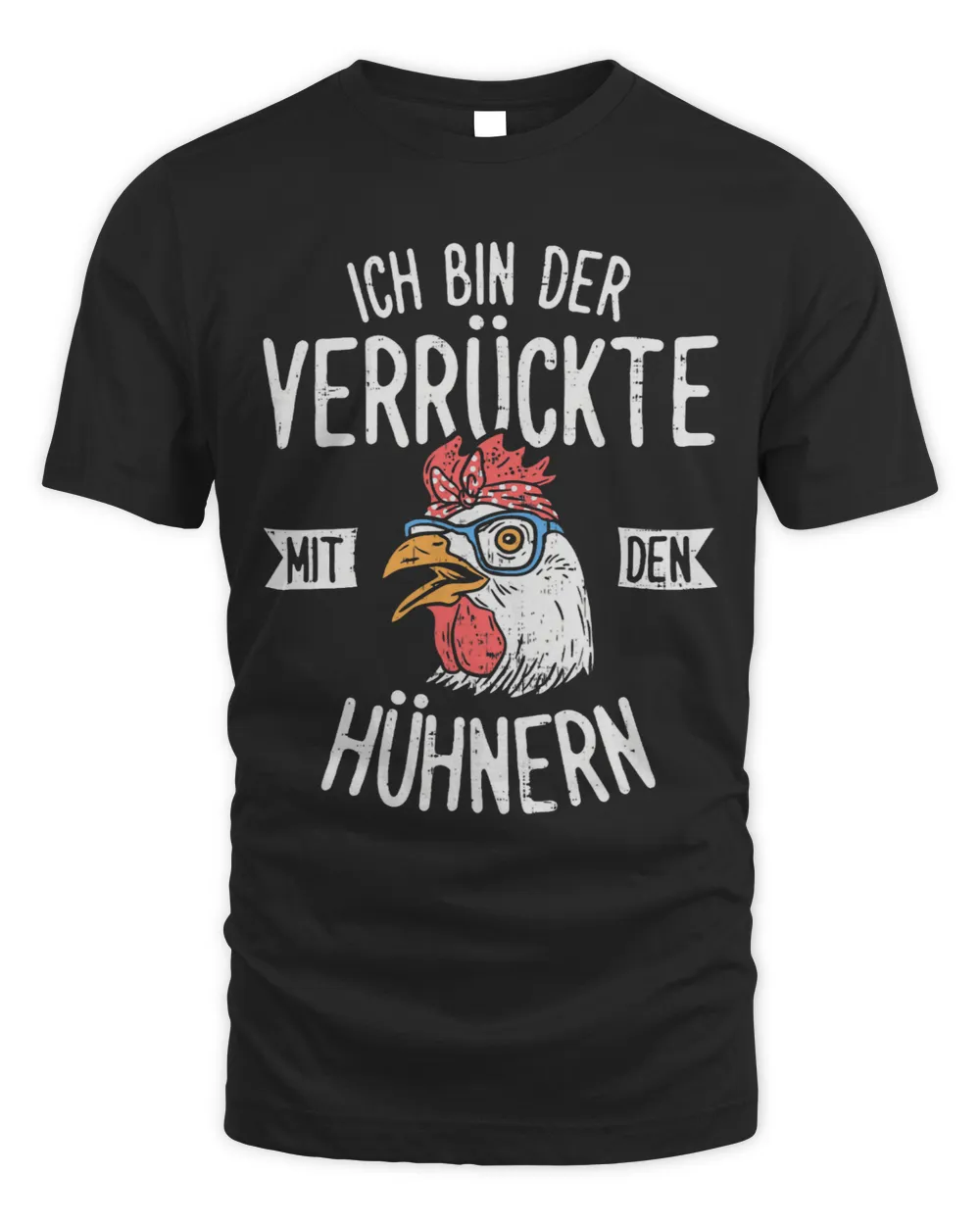 Chicken Lover Mens Hühner Ich Bin Der Verrückte Mit Den Hühnern Farmer Chicken