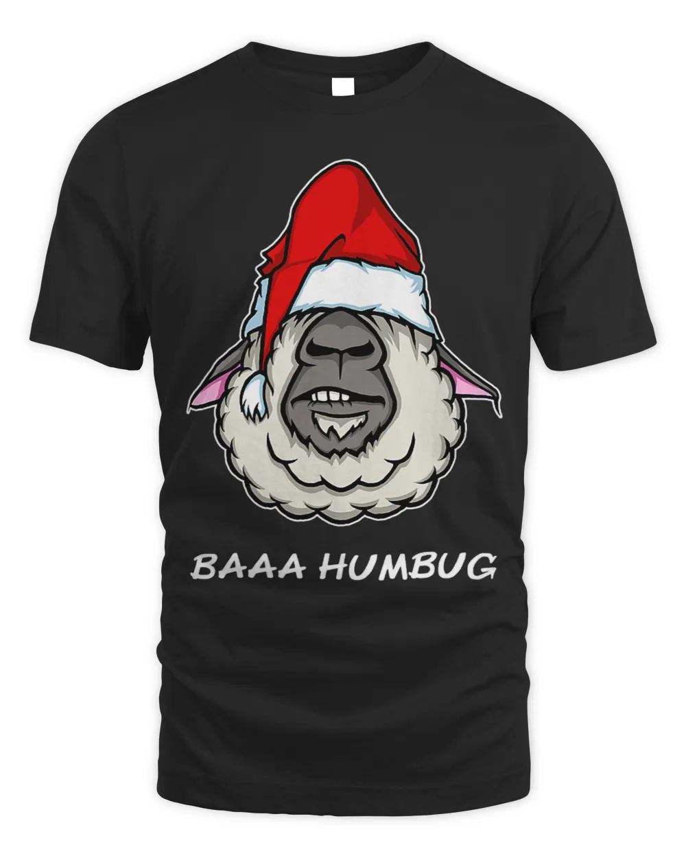 Sheep Lover Scrooge Shirt. Funny Baa Humbug Sheep Christmas Design