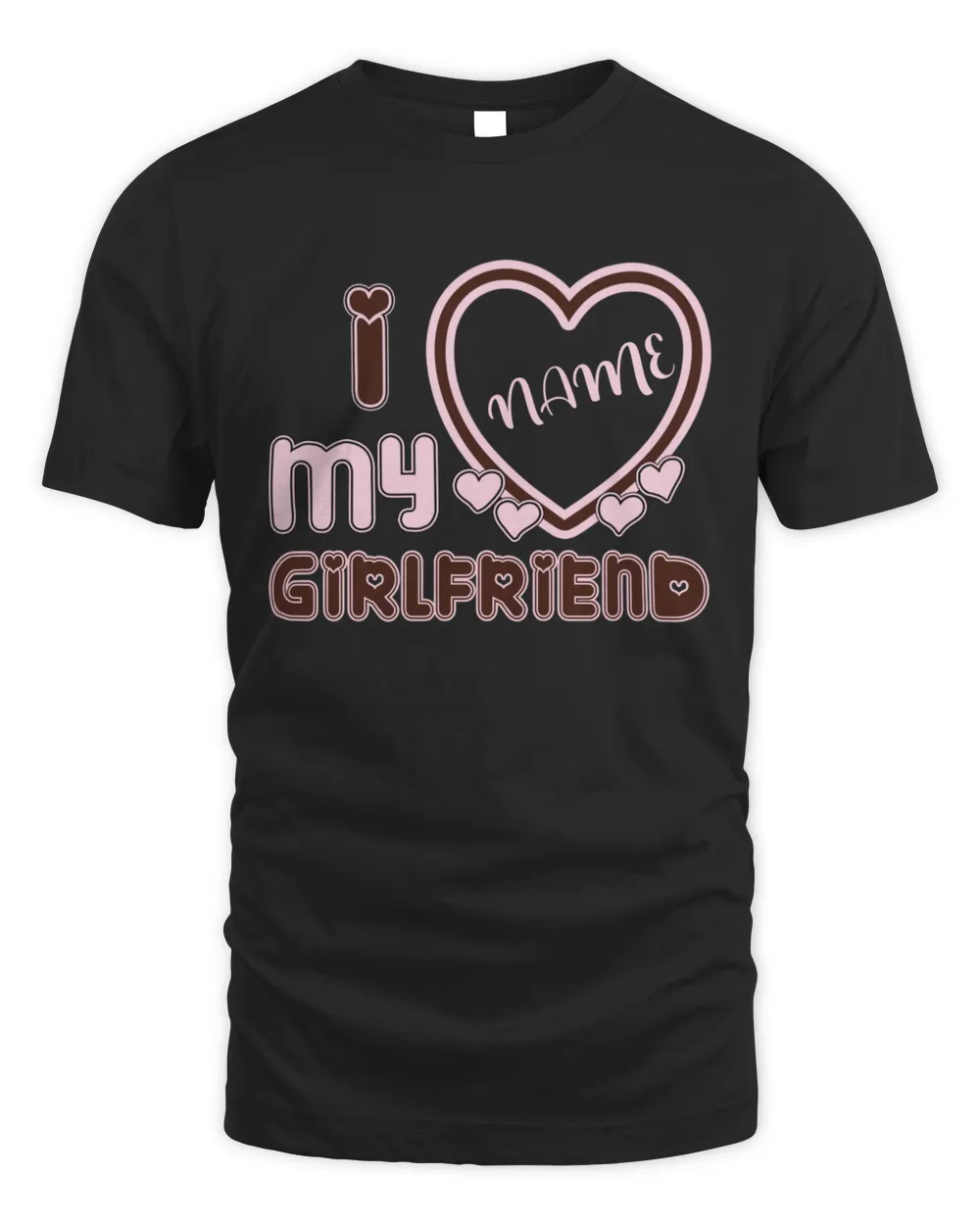 I Love My Girlfriend Shirt, Custom Name shirt, I Love My boyfriend shirt, I Love Custom Heart name