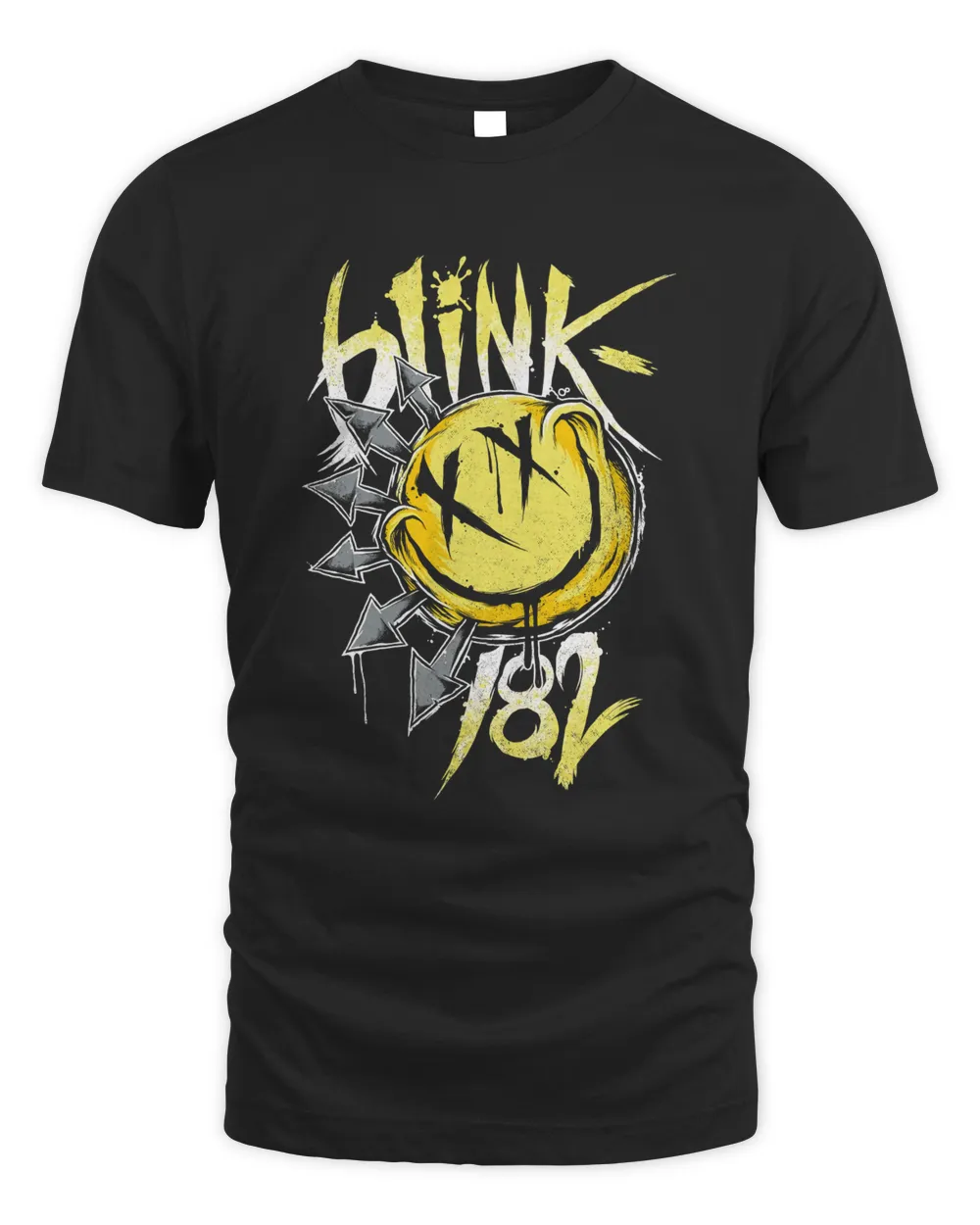 Blink 182 smiley face t-shirt