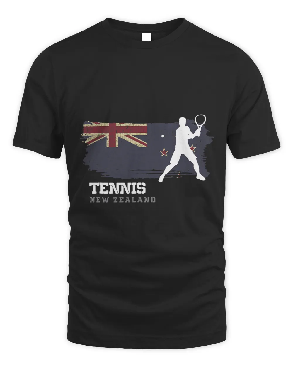 Tennis Gift New Zealand Flag Team Tennis Player
