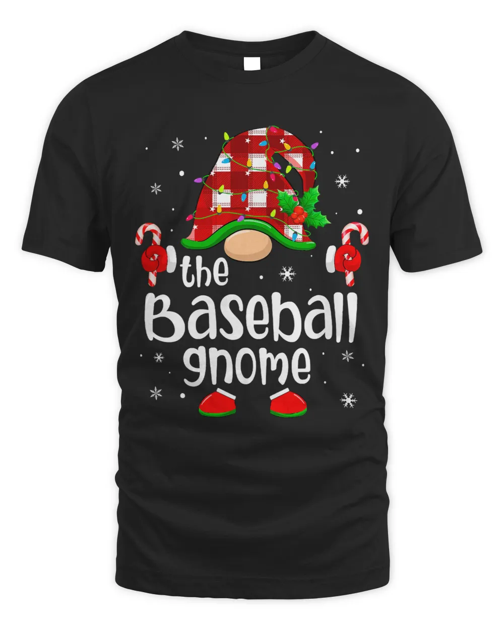 Baseball Gift The Baseball Gnome Matching Family Group Sport Christmas 492