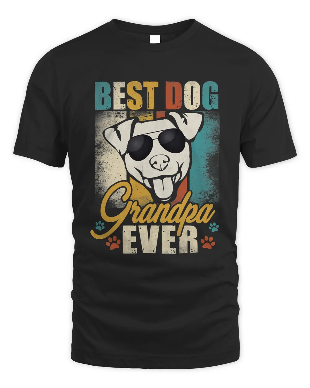 Best Dog Grandpa Ever Jack Russell Terrier Father's Day T-Shirt