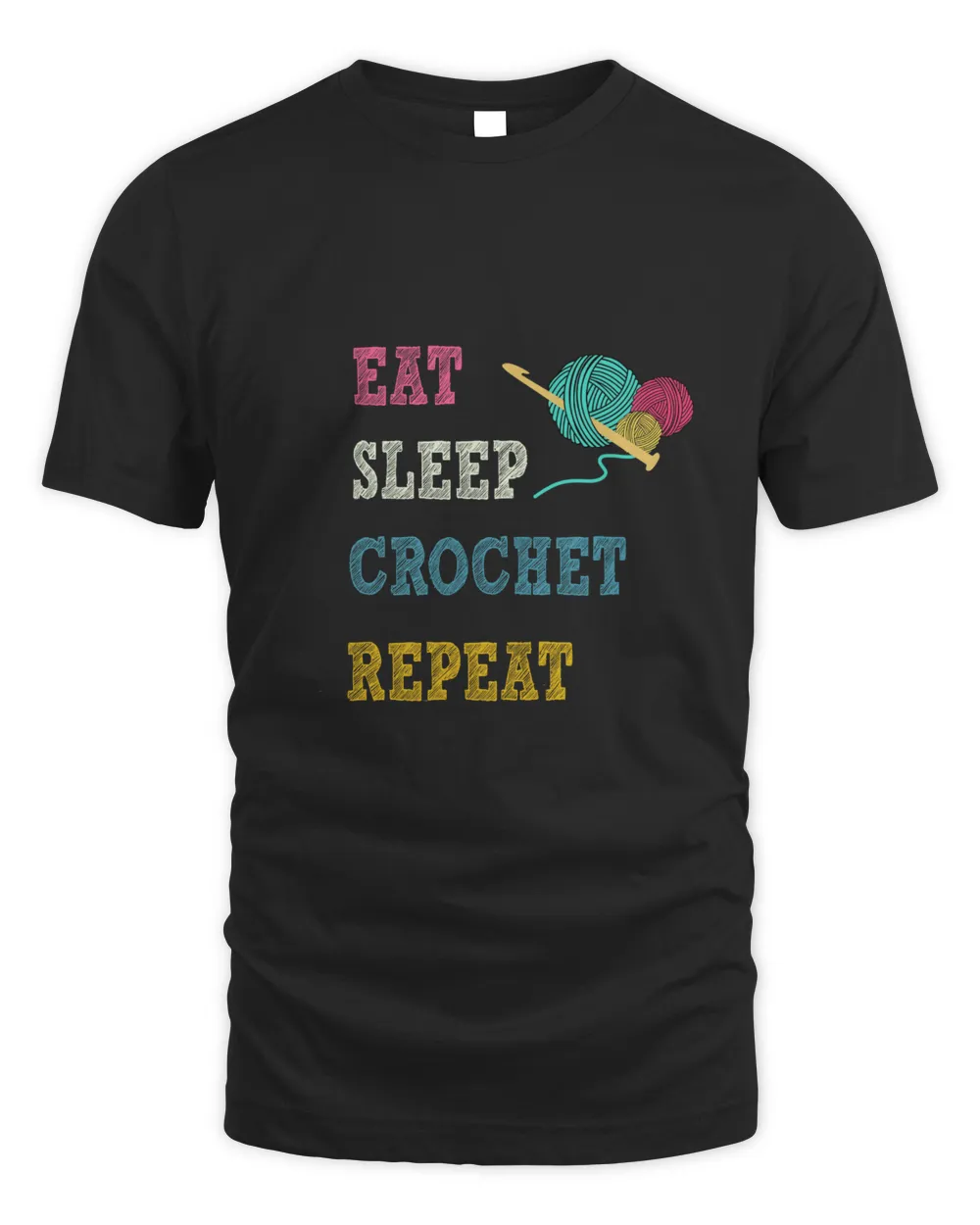 Eat sleep crochet repeat