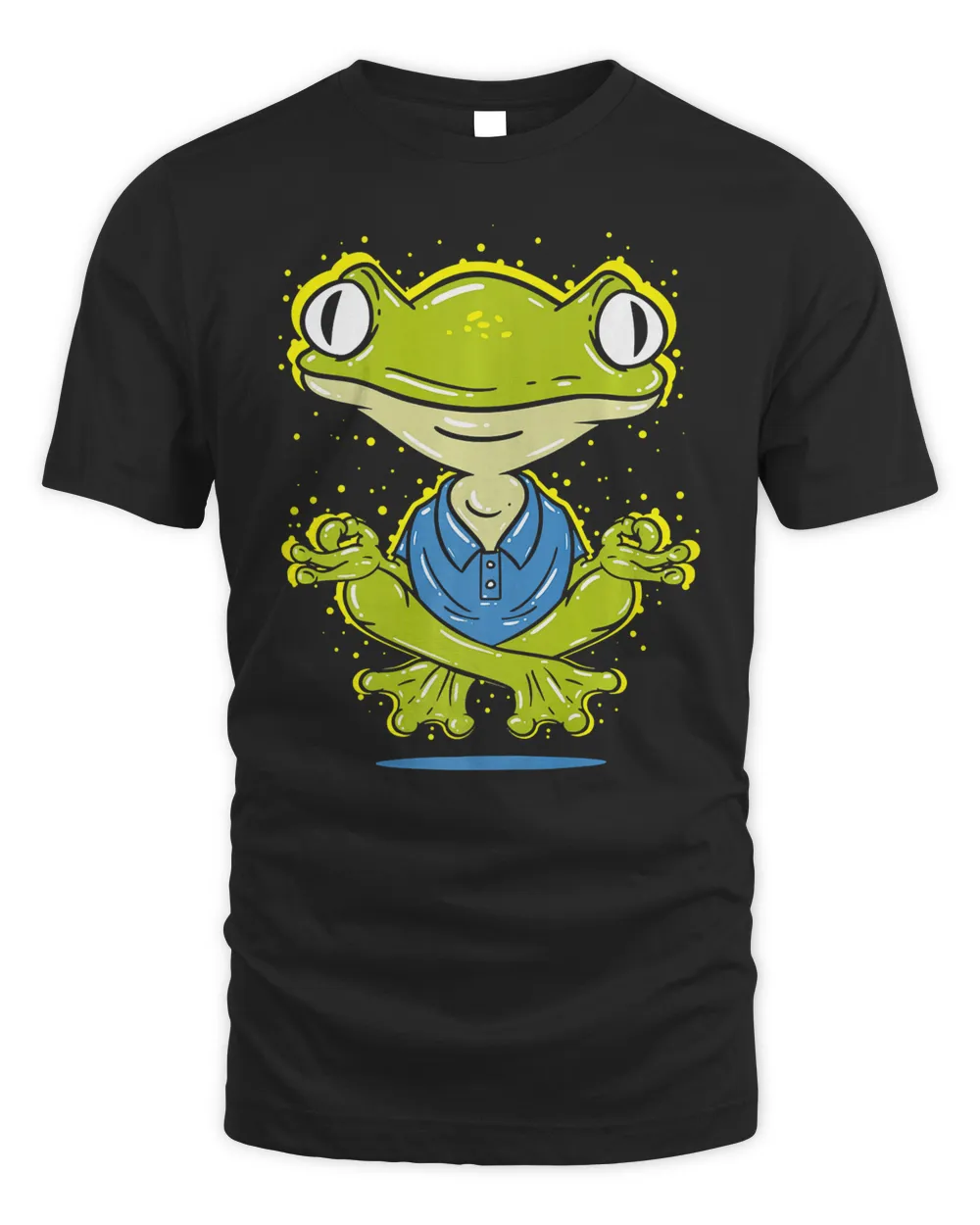 Funny Frog Yoga Philosophy Meditation Pose T-Shirt