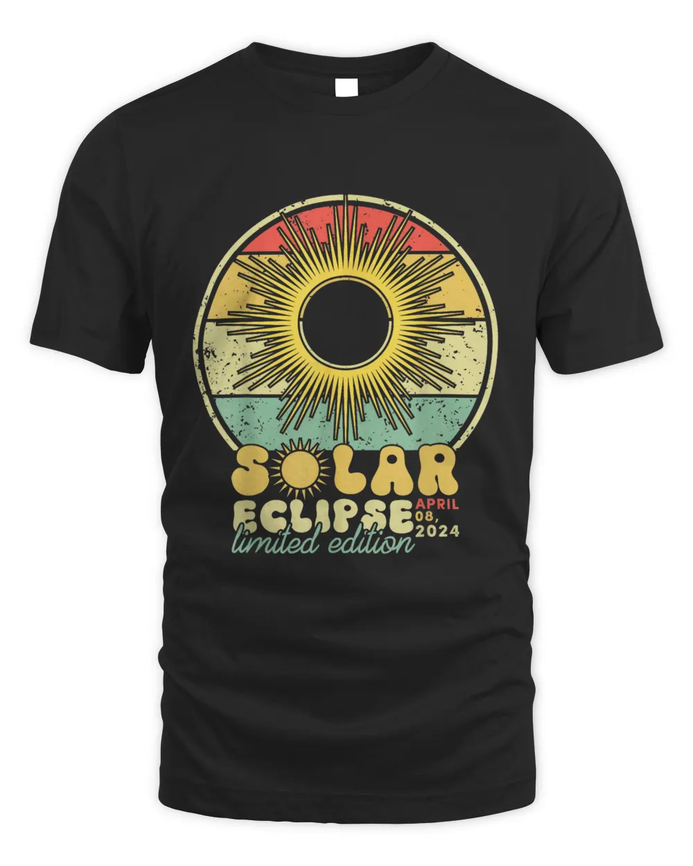 Total Solar Eclipse 2024 April 8 2024 Retro T-Shirt