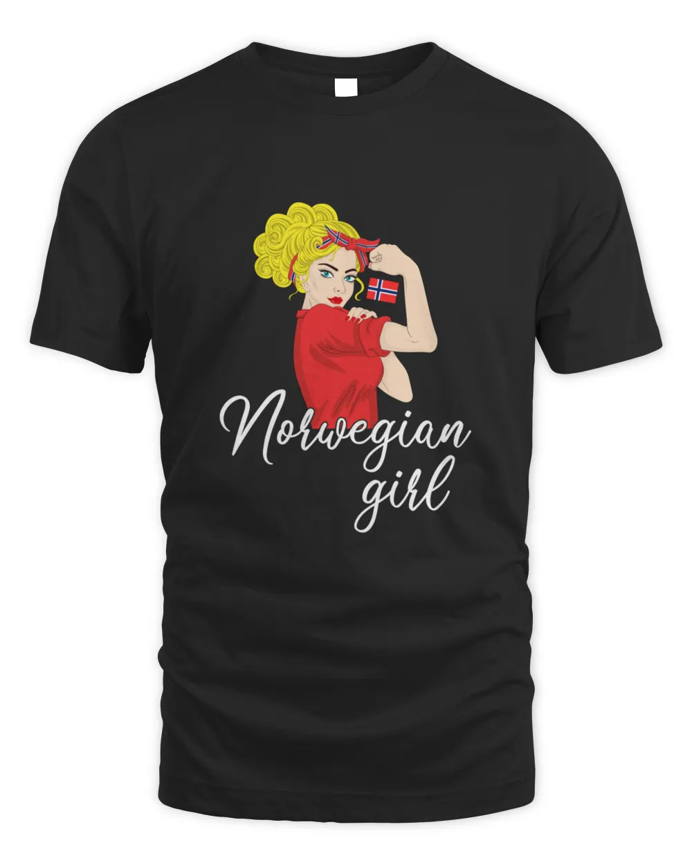 norwegian girl norge norway 3124 T-Shirt