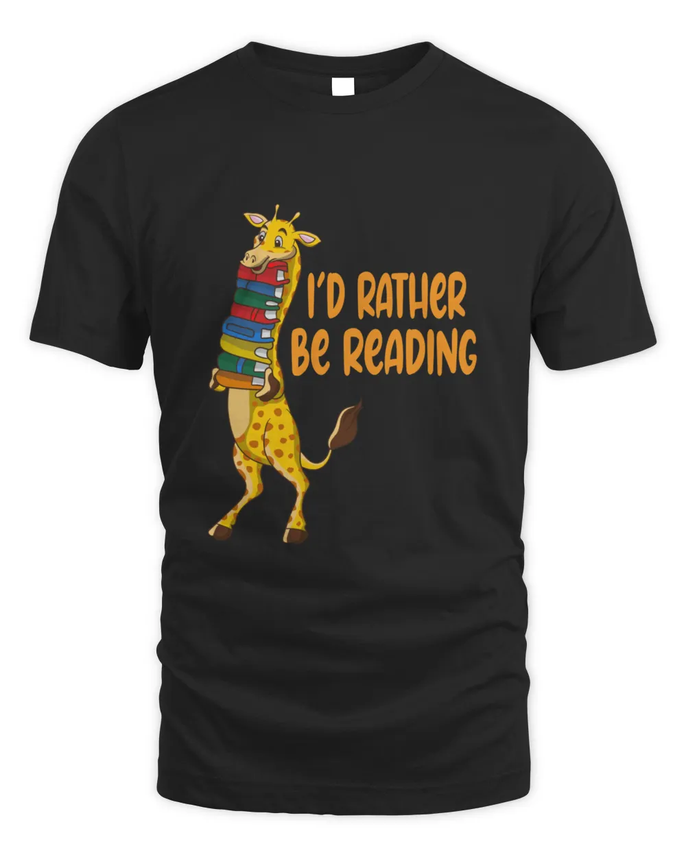 Africa Giraffes A Stack Reading Books Read Read10506 T-Shirt