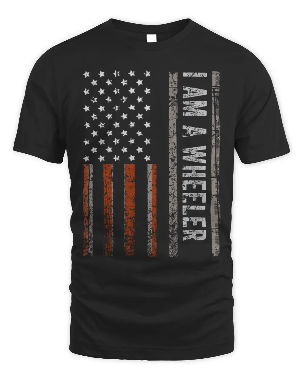 USL-32-Wheeler Unisex Standard T-Shirt black s