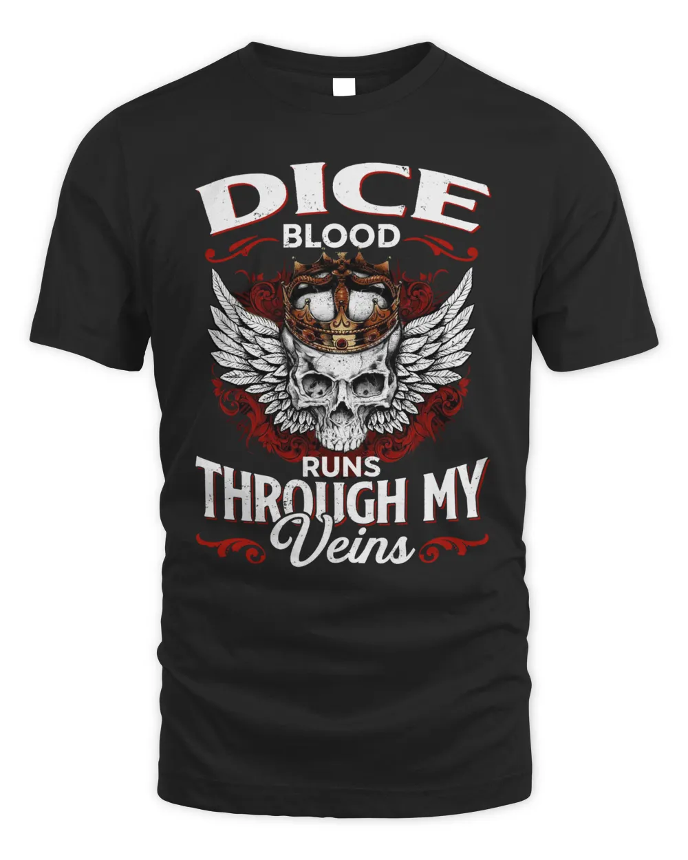 DICE-NT-01 Unisex Standard T-Shirt black s