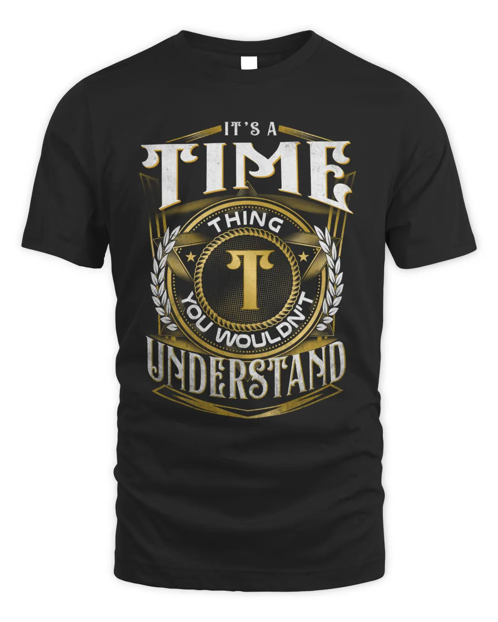 TIME-TP-38-01 Unisex Standard T-Shirt black s
