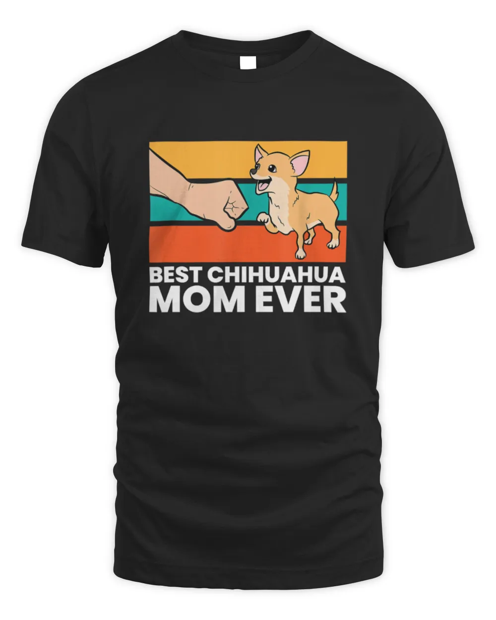 Best Chihuahua Mom Ever Unisex Standard T-Shirt black s