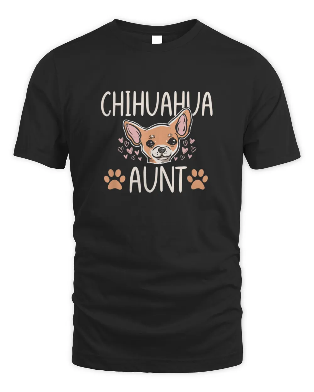 Chihuahua Aunt Love Unisex Standard T-Shirt black s