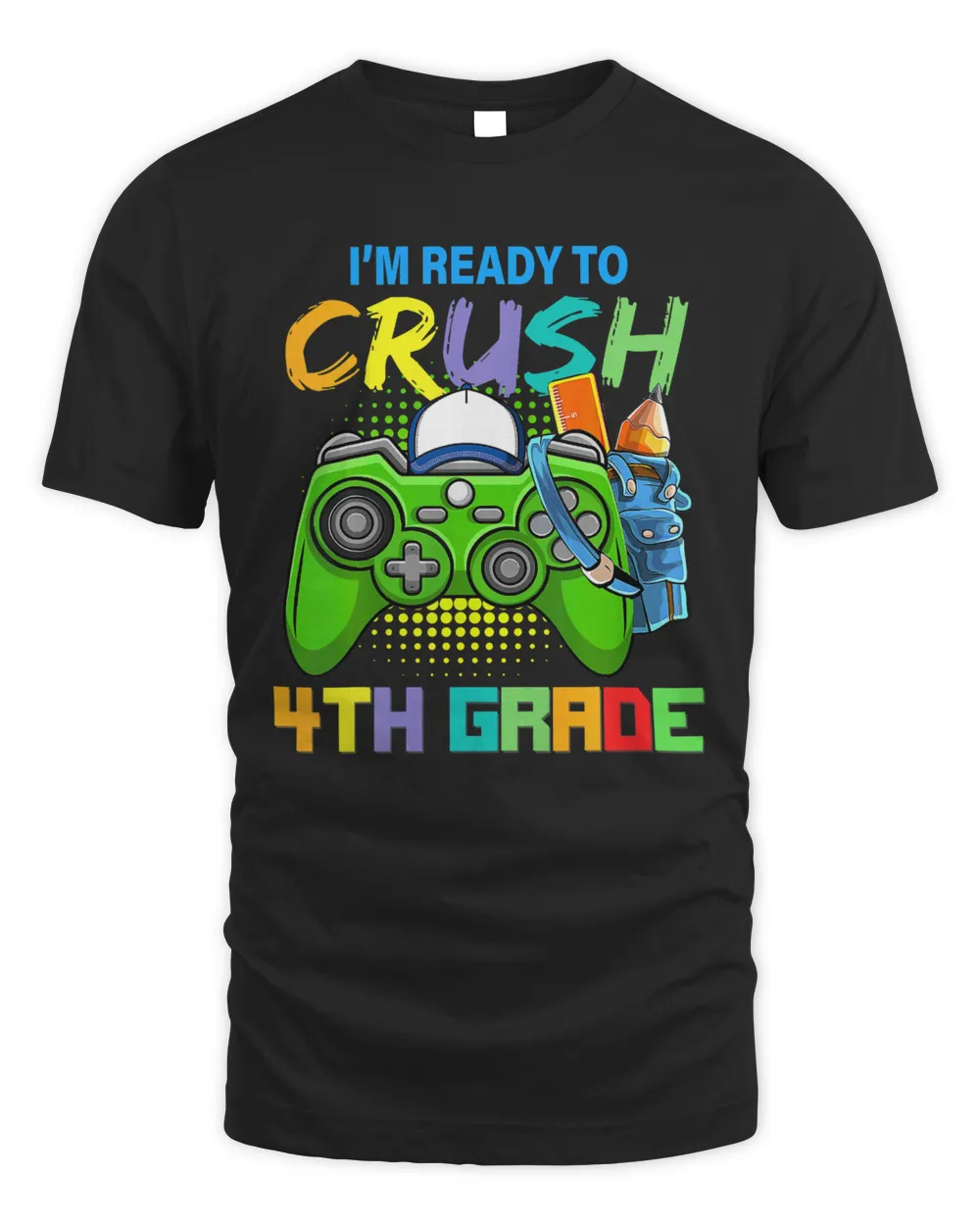 I'm Ready to Crush 4th Grade Back to School Video Game Boys