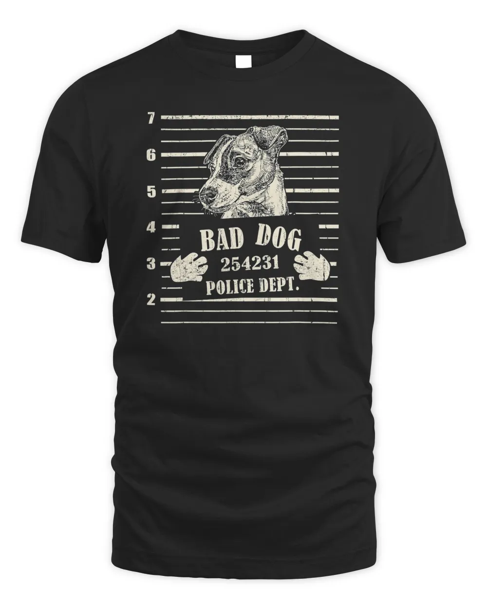Jack Russell Terrier Funny Bad Dog T-Shirt