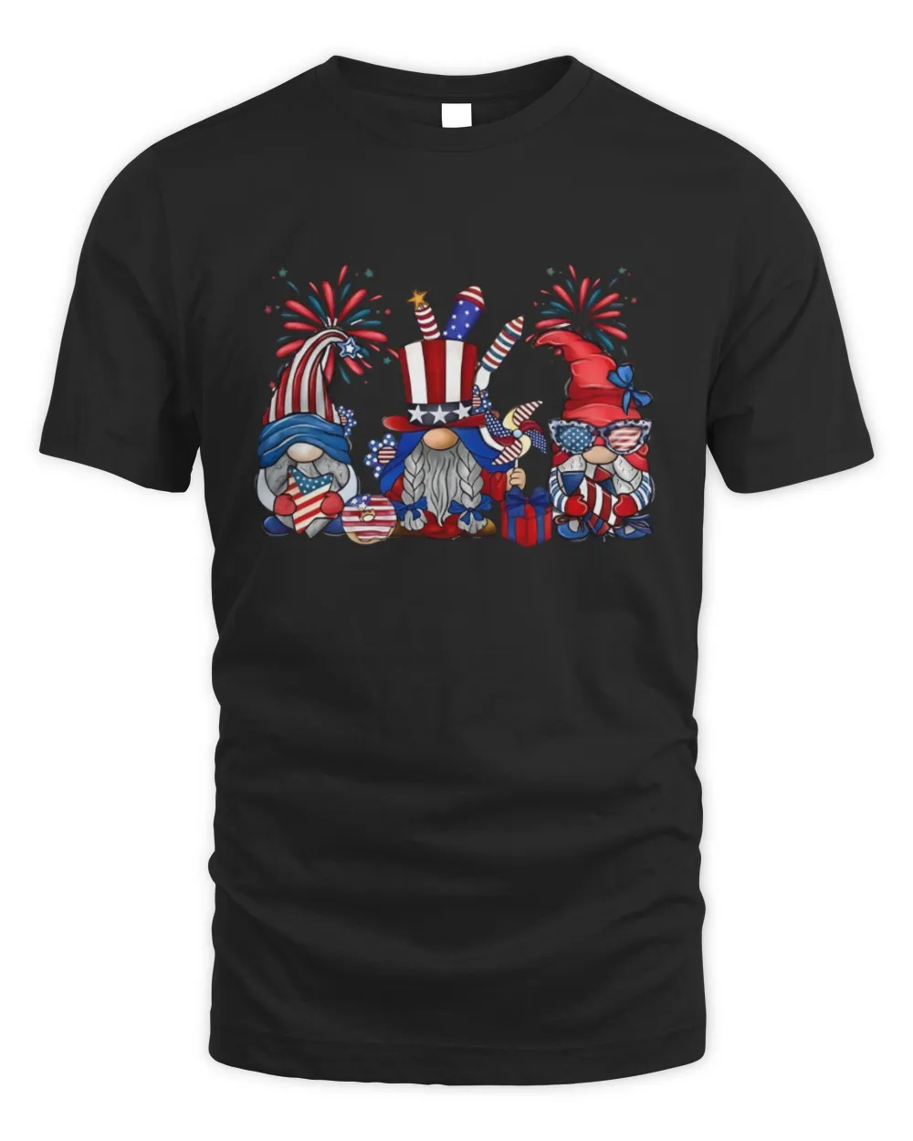 United States Independence Day Unisex Standard T-Shirt black s