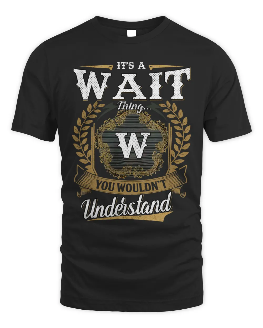 WAIT-NT-1-01 Unisex Standard T-Shirt black s