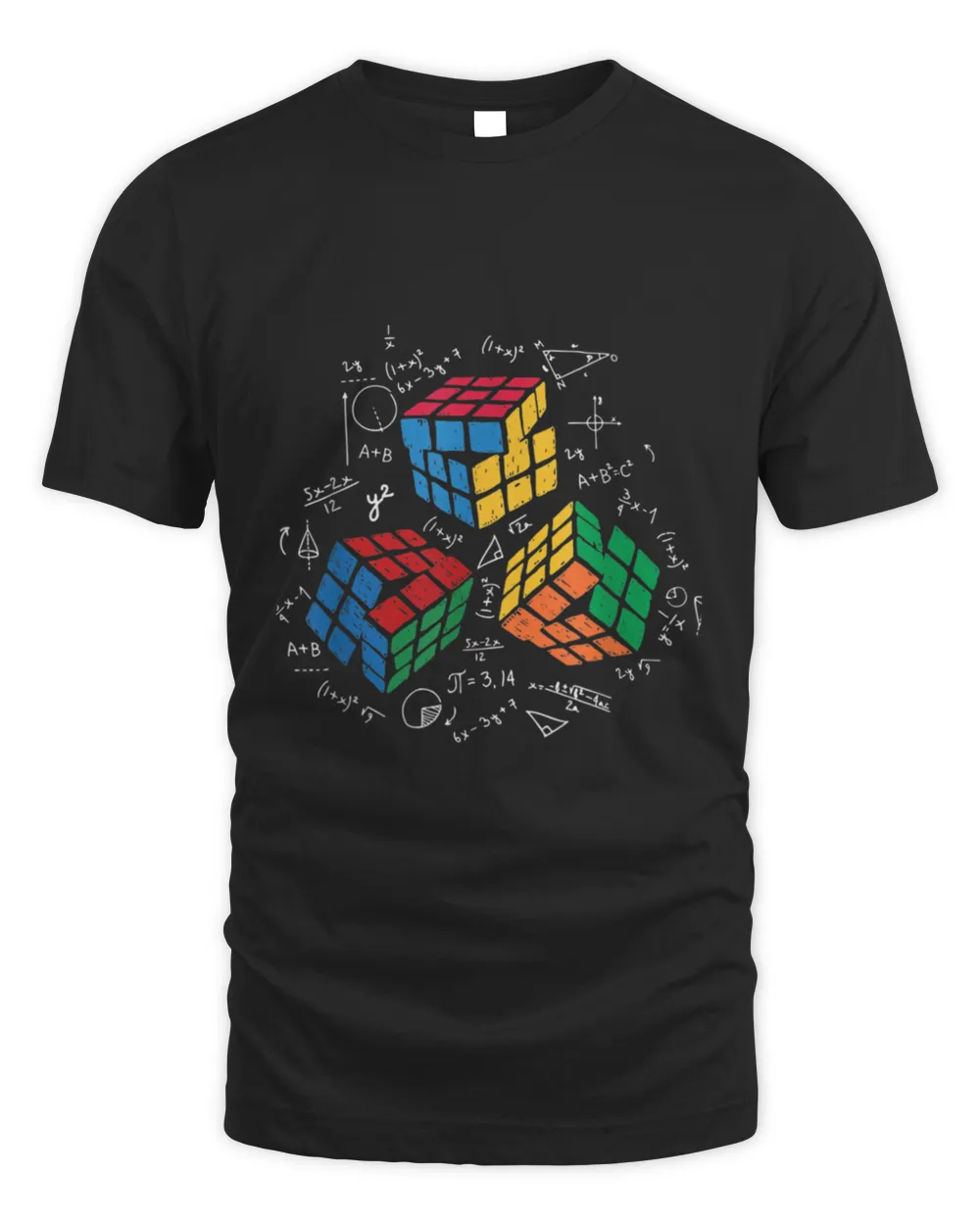 Cool Math Rubik Rubix Rubics Player Cube Math Lovers  T-Shirt